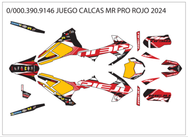 Rieju MR 300 PRO sticker set