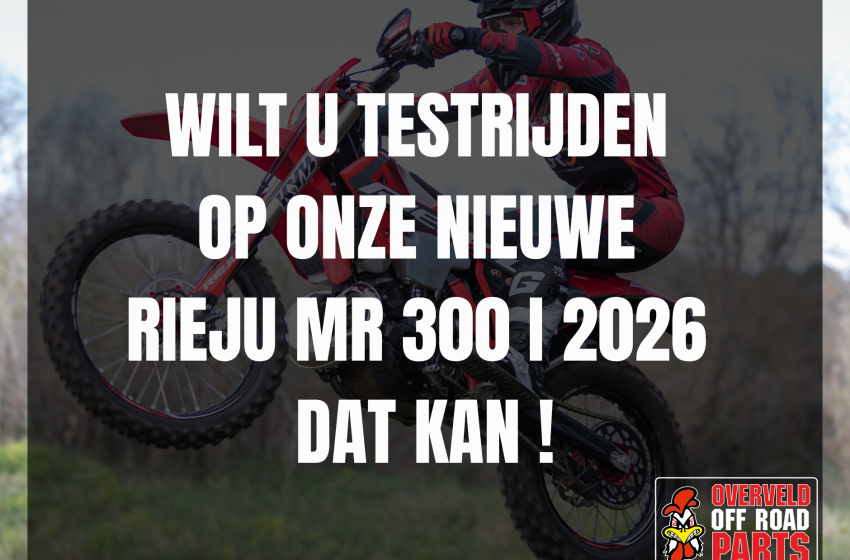 Wil jij proefrijden op de gloednieuwe RIEJU MR 300 i PRO 2026?